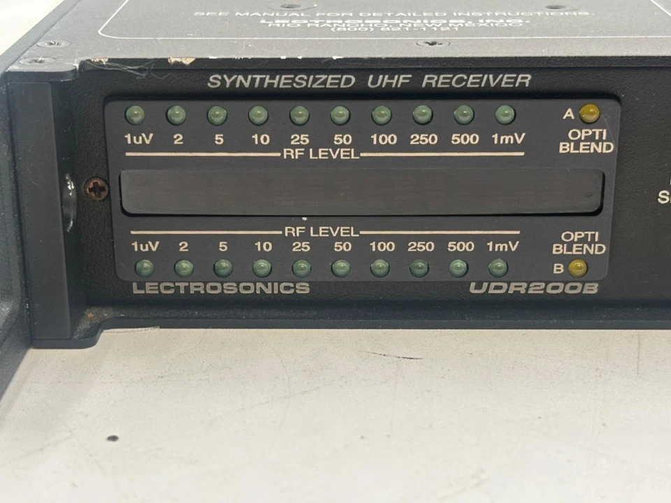 Lectrosonics UDR200B Ratio Diversity UHF Receiver - Image 2 of 4