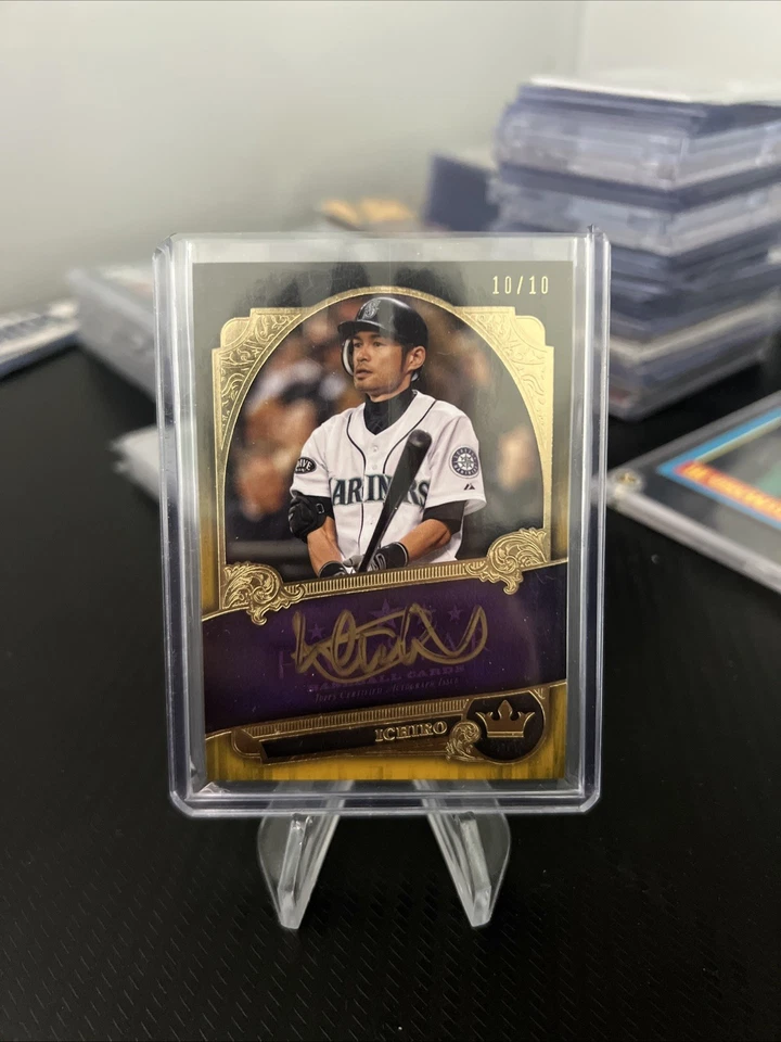 Topps Five Star 2022 Ichiro Suzuki automático/10 Seattle Mariners Salón de la fama #BR-1 Foto 2 de 3