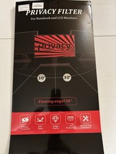 24" Privacy Screen for Notebook and LCD Monitors 16:10 ratio 2-Pack 