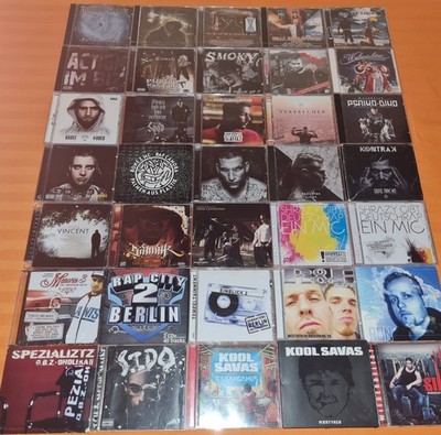 35 CDs Deutsch Rap Sammlung Kontra K Gzuz Kurdo Vega Saad Azad Savas Farid Bang 