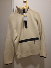 Men's Nike Sportswear  Creme Tech Fleece Half Zip Sweatshirt Size Sm