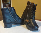 NEW HARLEY-DAVIDSON Women's Sz 7.5M ASHER Leather Motorcycle Boots D84250