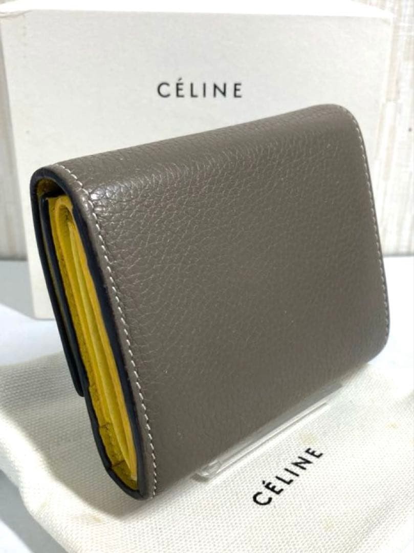 CELINE Folded Multi Function Trifold Wallet From … - image 2