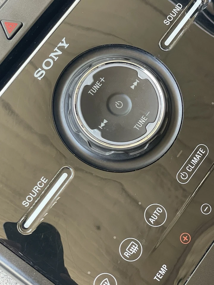 2014-2019 Ford Flex Radio Audio Climate Control Panel Sony EA8T-18A802-CB - Image 3 of 4