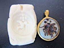Mithological Creature Horse Pegasus Intaglio Agathe Stone Seal Stamp