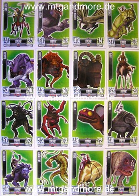 STAR WARS FORCE ATTAX Serie 2 Kreaturen 155-170
