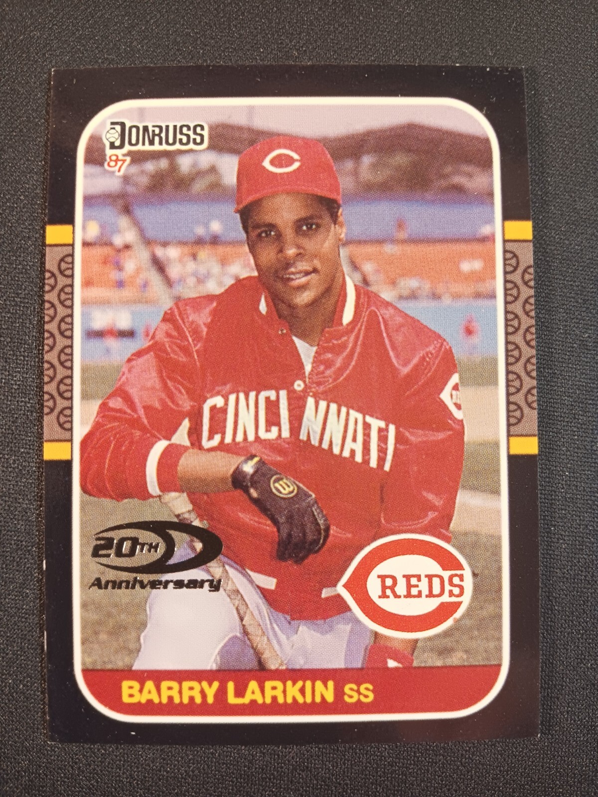 2001 Donruss Rookie Reprints 1987 Barry Larkin #RR19 /1987