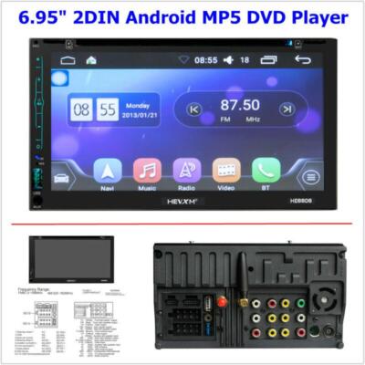 6.95'' 2DIN Touch Screen Android 1+16G Car WIFI GPS Navigation Radio DVD Player