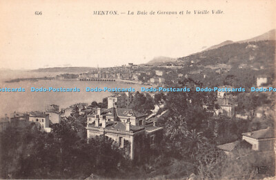 R402292 Menton La Baie de Garavan et la Vieille Ville Anciens Etab Neurdein Reun