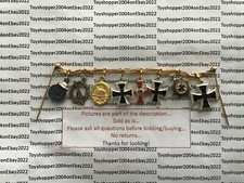 German WW2 Veteran 1957 Dress Chain w/ 16mm Awards Knight&lsquo;s Cross Infantry RARE
