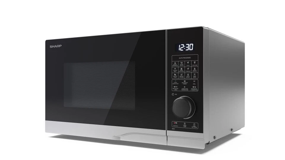 Forno Microonde Combinato Grill 28 L 900 W Timer Nero/Argento YC-PC284AE-S SHARP - Immagine 3 di 4