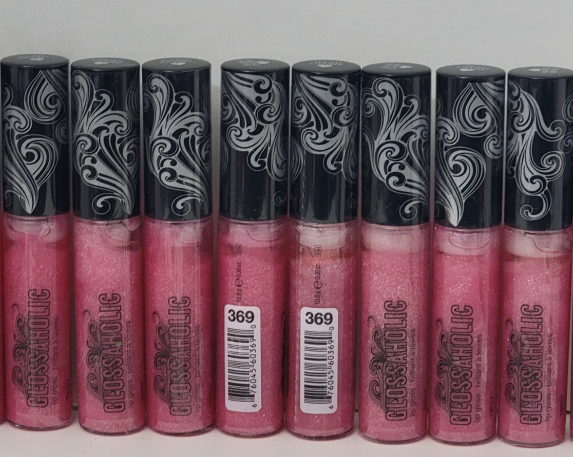 8 pk HARD CANDY GLOSSAHOLIC Lip Gloss # 369 TIPSY (SEALED