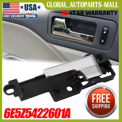 FOR FORD FUSION 2006-2012 FRONT INNER INSIDE DOOR HANDLE CHROME LEFT DRIVER SIDE