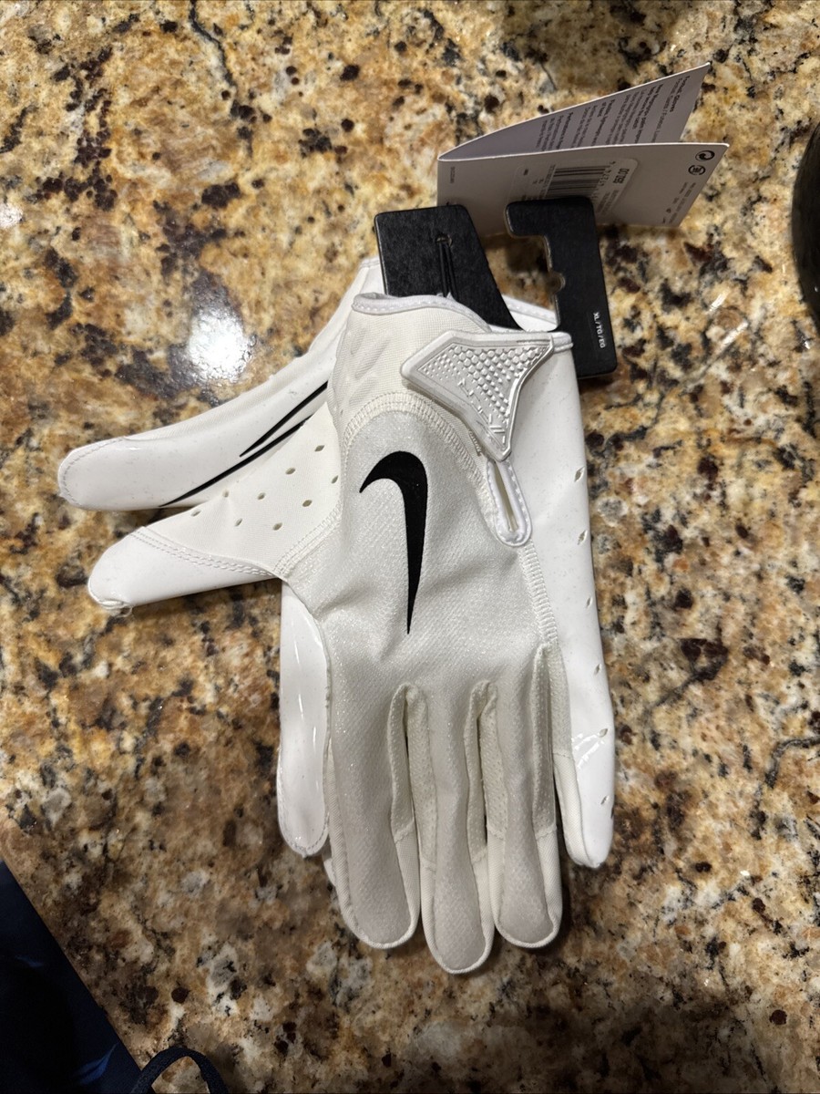 グローブ Nike Vapor Jet Advance XL Nike Vapor Jet Football Gloves Men's 2XL College Navy/Chrome
