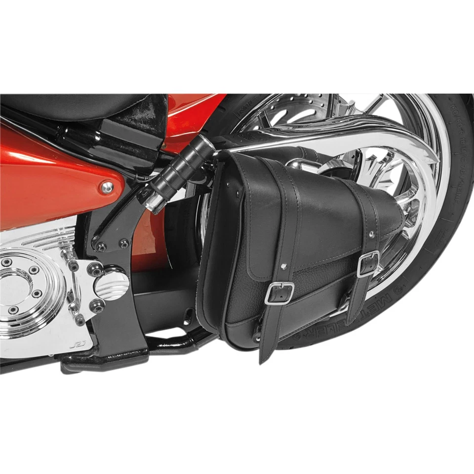 Bolso basculante Willie Max de cuero sintético negro 10,5 x 11,5 x 4,5 59776-00 Foto 2 de 4