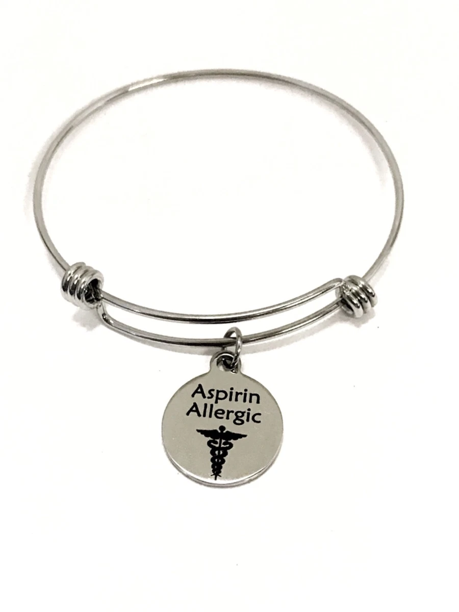 Aspirin on sale allergy bracelet