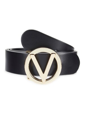 Valentino  Giusy Monogram Leather Buckle Belt Valentino By Mario Valentino Giusy Monogram Genuine Leather  main image 4