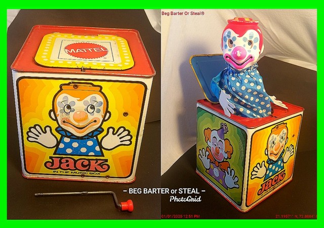 1971 mattel jack in the box