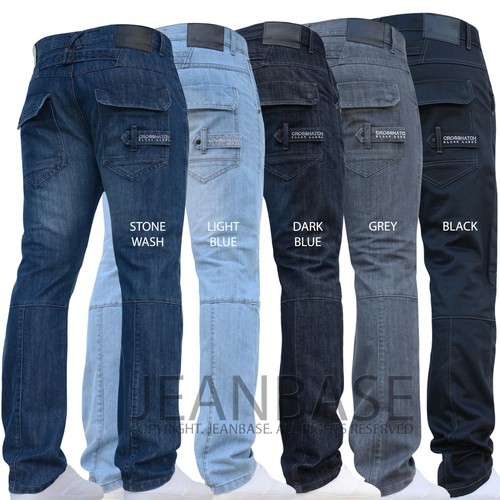 Mens Crosshatch Jeans Designer Branded Straight Fit Pants Nice All Size New eBay