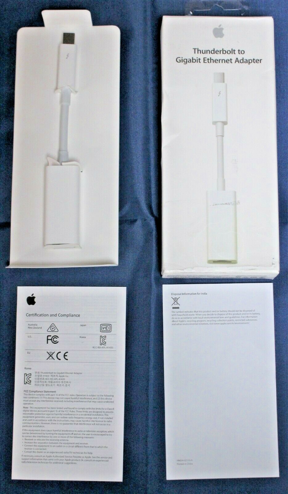 Apple MD463ZM/A Thunderbolt to Gigabit Ethernet Adapter