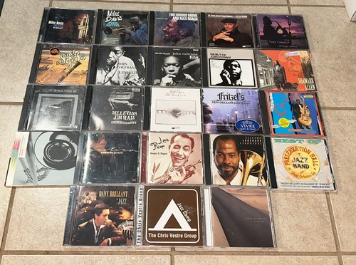 Jazz CD Lot John Coltrane Miles Davis Thelonious Monk Max Roach Oscar Peterson