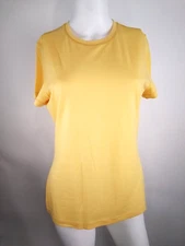 Smartwool Women Merino Short Sleeve Tee Custard Medium 16916-N04