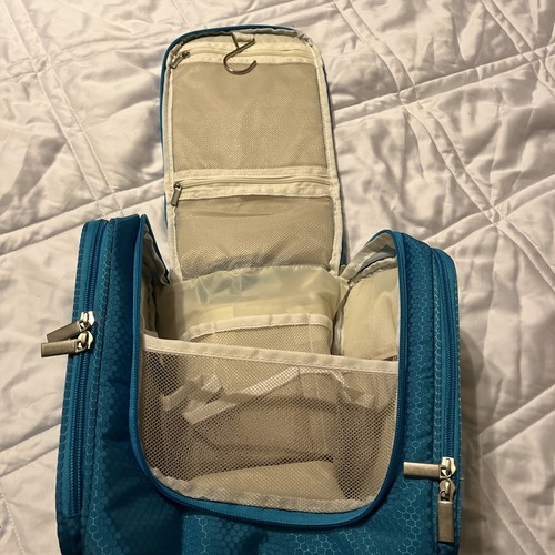 Magictodoor Bolsa Colgante de Viaje para Artículos de Aseo/Bolsa de Viaje Cosméticos Turquesa Brillante Nueva - Imagen 11 de 17