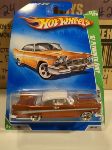 2009 Hot Wheels SUPER Treasure Hunt '57 PLYMOUTH FURY #44∞orange;realriders - Picture 3 of 6