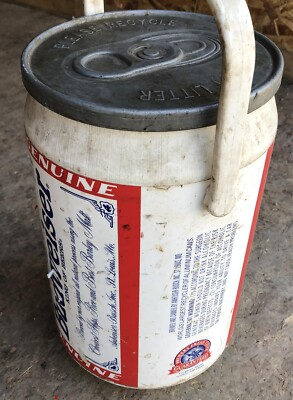 Budweiser Beer Can Shape Cooler 8.5 x 13.5''h Kooler Kraft vintage