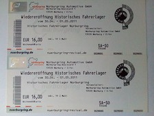 2 alte Wochenend-Tickets für Nürburgring 30.04.2011 - 01.05.2011
