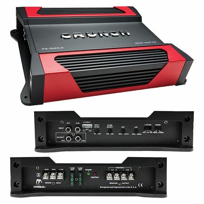 Crunch 2 Channel Amplifier, 1500 Watts 