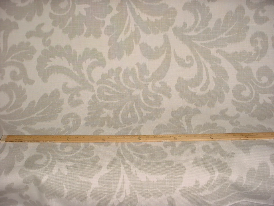 11-1/8Y Kravet Lisena/D серый кремовый напечатано хлопок Ikat дамасская обивочная ткань - Изображение 2 из 3