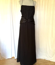 Elegant Aspeed Vintage Black Embroidery laced Spaghetti Strap Maxi Dress Size 3x