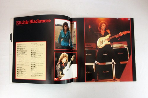et264 Japan Original Concert Tour Program Book RAINBOW Japan Tour 1984 θ - Picture 4 of 5