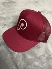Philadelphia Phillies Vintage Throwback 1970’s Logo Baseball Trucker Hat NEW P1