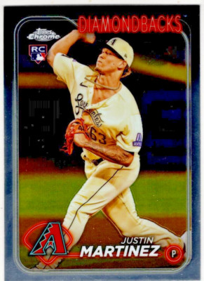 2024 Topps Chrome Baseball Justin Martinez No. 159 Arizona Diamondbacks