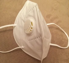 KN95 Face Mask With "BREATHING VALVE"  "2" New Masks.USA Authorized Seller 