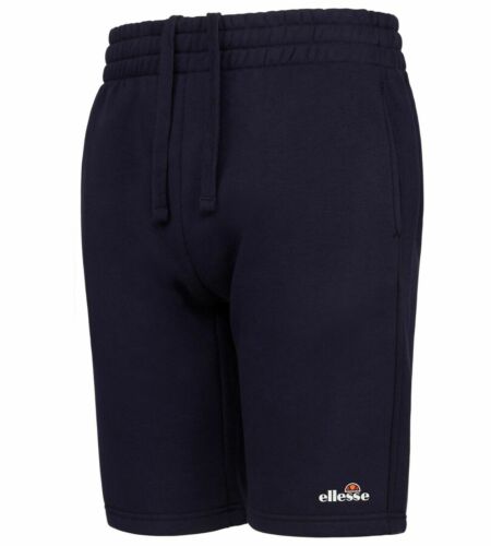 Pantalones Cortos de Correr Ellesse Para Hombres Gris Marino Jersey Polar Largos Informales Cortos de Gimnasio NUEVO - Imagen 10 de 13