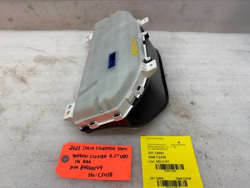 23 CHEVROLET SILVERAD 2500HD 3500HD SPEEDOMETER DASH GAUGE CLUSTER KM/H 84960244 - Picture 10 of 12