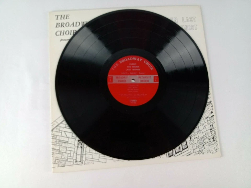 THE BROADWAY CHOIR THE SEVEN LAST WORDS OF CHRIST LP RECORD XIAN PRIVATE PRESS Foto 2 de 4