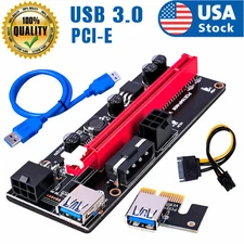 VER009S PCI-E Riser Card PCIe 1x to 16x USB 3.0 Data Cable GPU Mining
