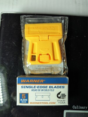 Small Plastic Scraper W/5 Single Edge Blade(Please MSG, Which Color You want)