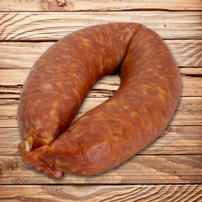 Knoblauchwurst - nach altem Familienrezept - am Stück - 300g