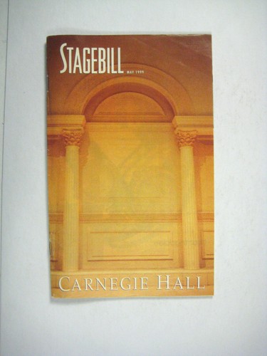 New York Youth Symphony Stagebill May 1999 Nadja Salerno Sonnenberg Stain - Picture 2 of 7