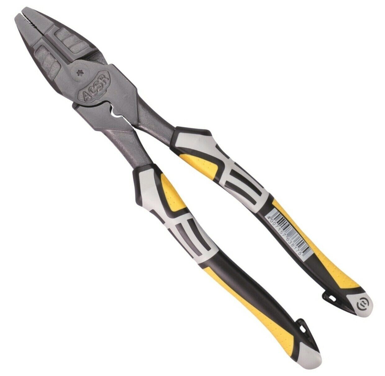Felo 9" Lineman's Pliers w Fish Tape Cable Puller Crimper Comfort Grip