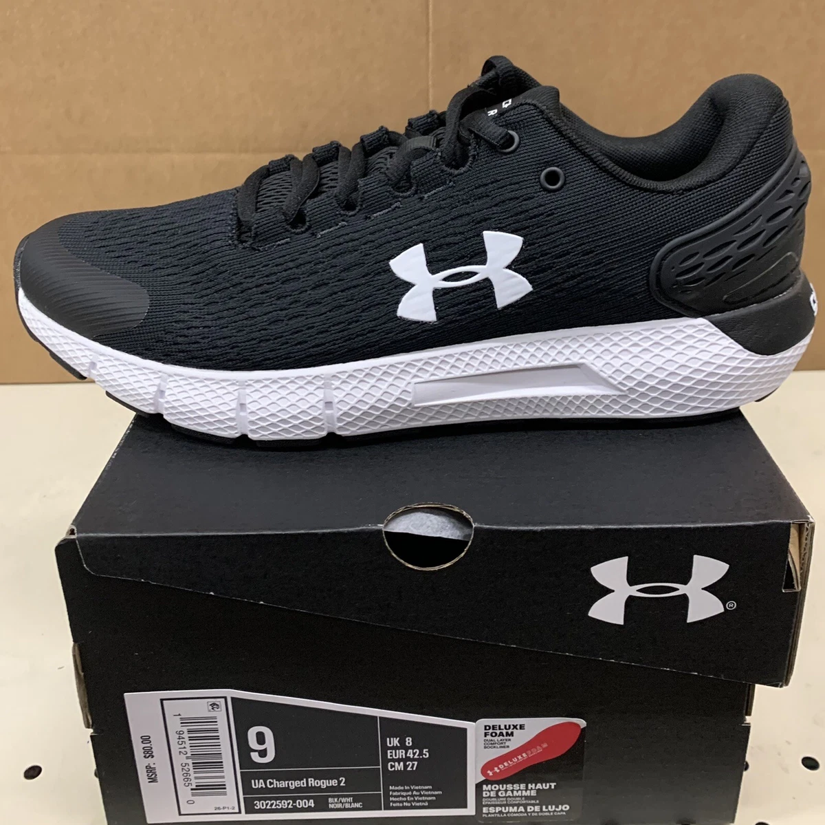 Under Armour Charged Rogue 2 NEW Running Training Shoes 3022592-004 SIZE  8-12