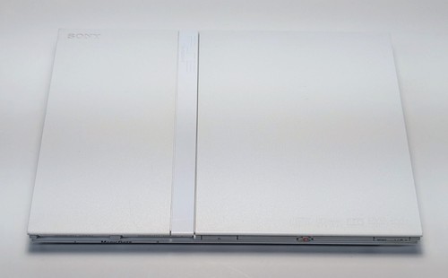 Sony PlayStation 2 PS2 Slim Ceramic White Console Bundle, NEW LASER, REFURBISHED - Picture 2 of 12