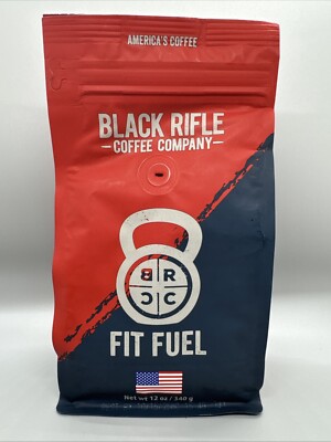 {J} Black Rifle Coffee Company, Fit Fuel, Medium Roast,  Ground, 12 oz Bag