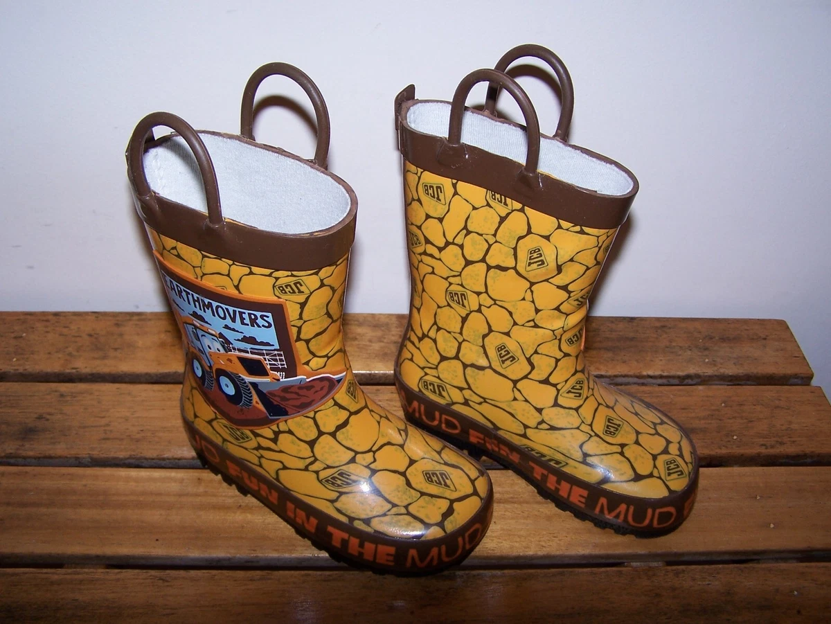 JCB Earthmovers Wellies Size 5 infant