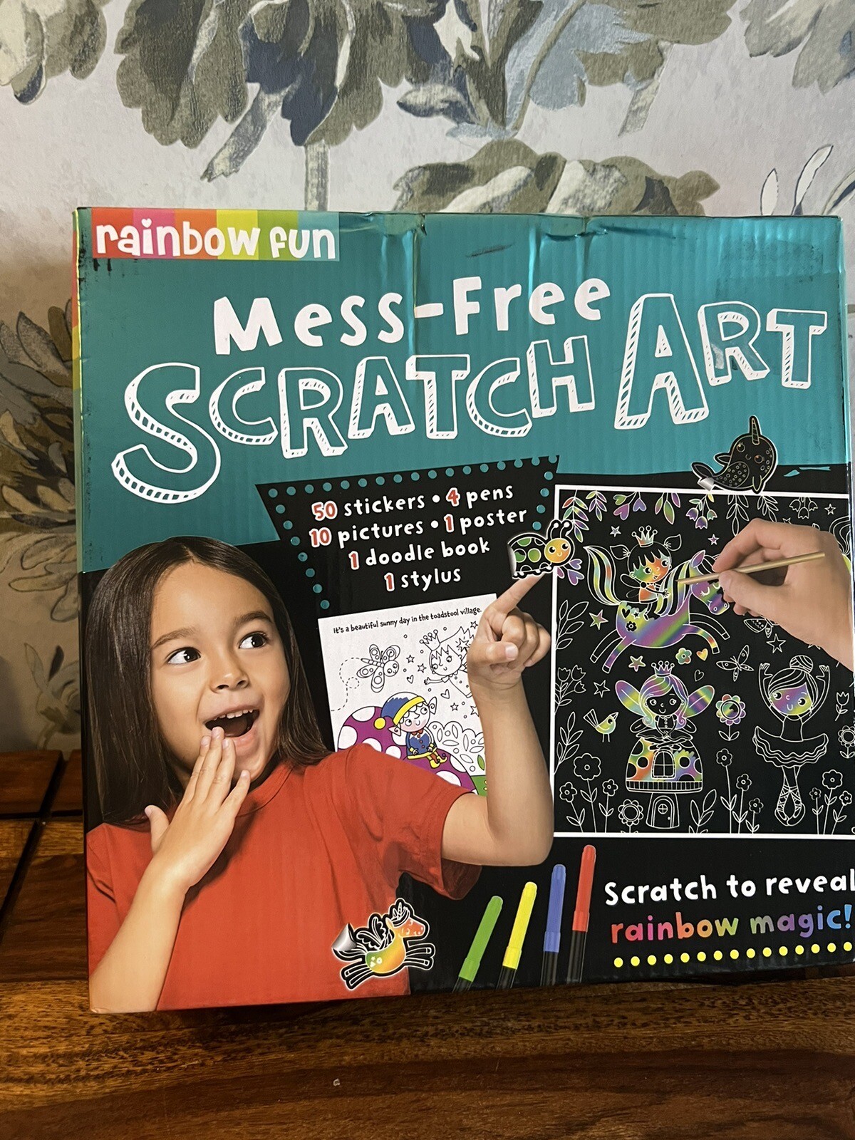 Rainbow Fun Mess-Free Scratch Art